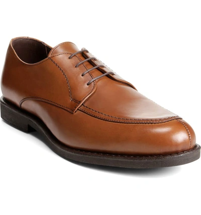 Allen Edmonds Crosby Street Split Toe Derby In Walnut Leather