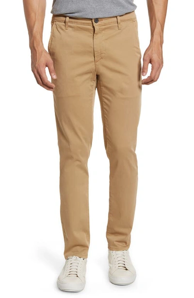 Ag Jamison Slim Straight Leg Pants In Porter Tan