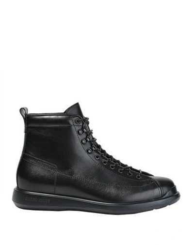 Giorgio Armani Boots In Black