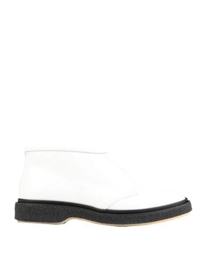 Adieu Ankle Boots In White