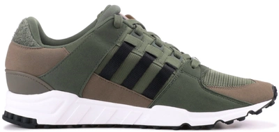 Pre-owned Adidas Originals  Eqt Support 93 Olive Green In Sergeant Major/core Black/branch
