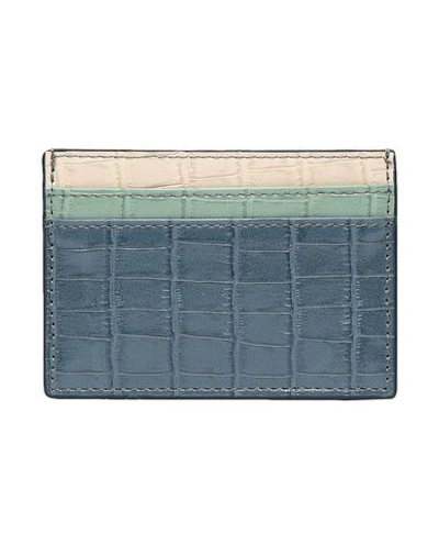 8 By Yoox Document Holders In Slate Blue