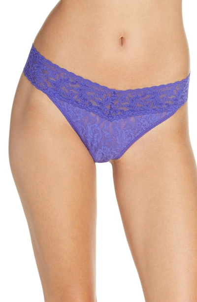 Hanky Panky Original Rise Thong In Wild Voile