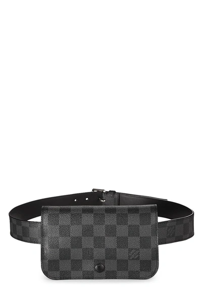 Louis Vuitton Damier Graphite Ceinture Pochette Homme