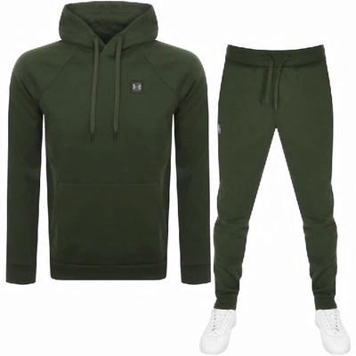 Under Armour Rival Hooded Tracksuit Green