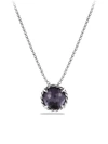 David Yurman Chatelaine Pendant Necklace With Black Orchid