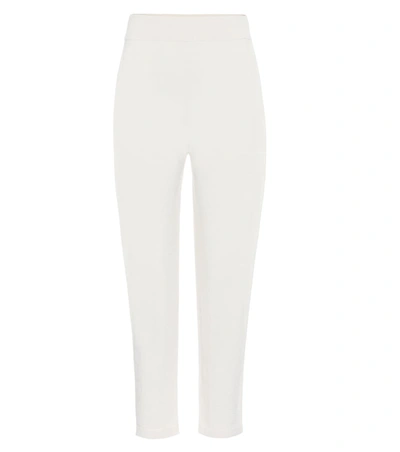 Agnona Cashmere Trackpants In White