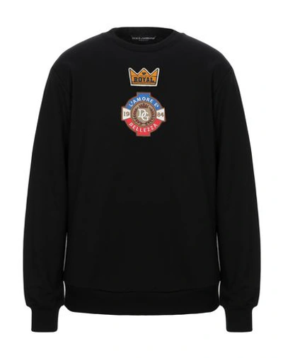 Dolce & Gabbana Sweatshirts In Black