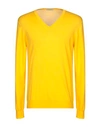 Paolo Pecora Sweaters In Yellow