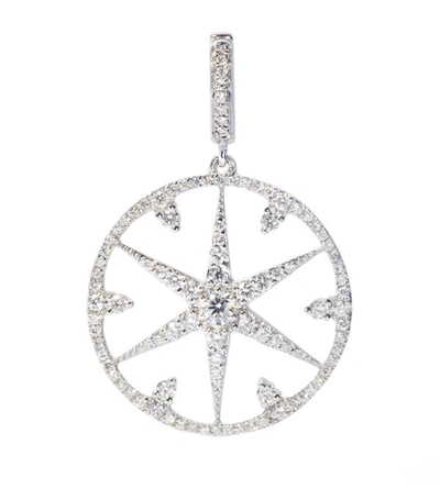 Annoushka 18ct White Gold Mythology Small Diamond Star Charm