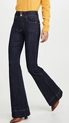 Alice And Olivia Alice + Olivia Beautiful High-rise Bell Bottom Jeans In She's Got It In Shes Got It