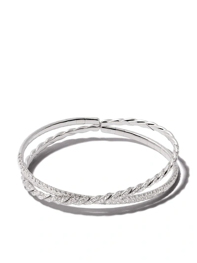 David Yurman Flexible Double Row Bracelet In 8wadi