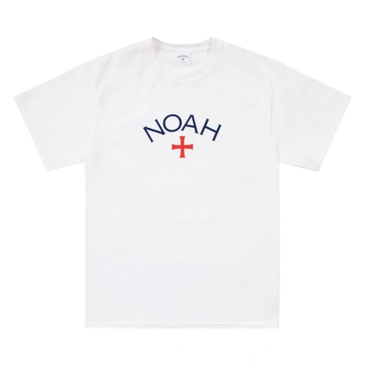 Pre-owned Noah  Core Logo Tee White
