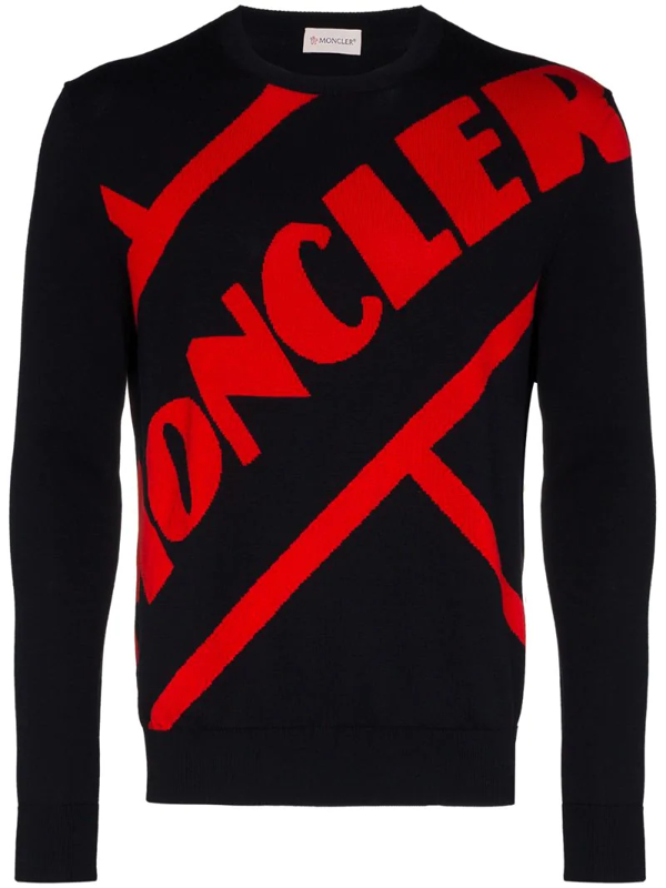blue moncler jumper