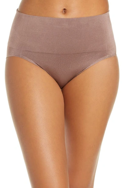 Wacoal Smooth Series(tm) Shaping High Cut Briefs In Deep Taupe