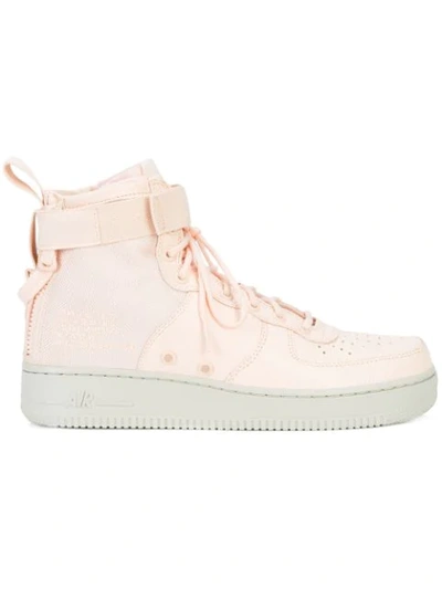 Nike Lab Sf Af1 Mid Sneakers In Neutrals