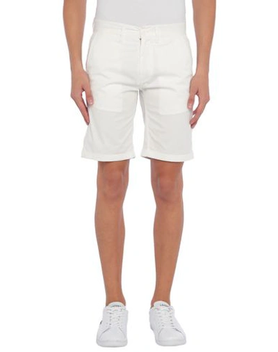Sun 68 Man Shorts & Bermuda Shorts White Size 31 Cotton, Elastane In White