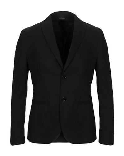 Grey Daniele Alessandrini Blazer In Black