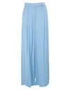 Semicouture Pants In Sky Blue