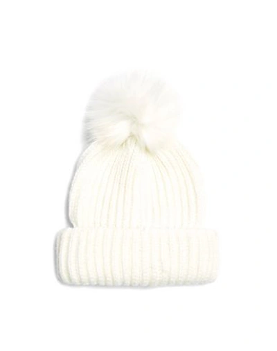 Topshop Hats In White