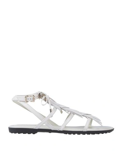 Tod's Sandals In White