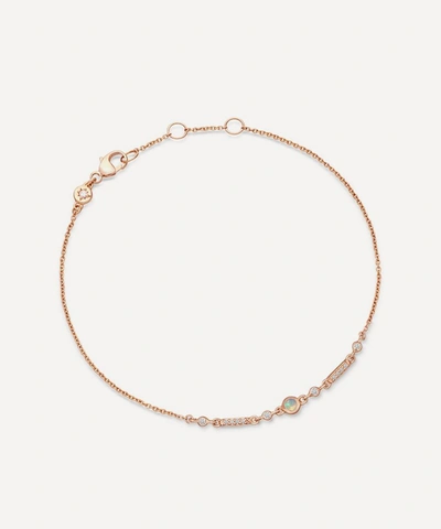 Astley Clarke Rose Gold Icon Nova Opal Bracelet