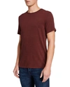 Rag & Bone Standard Issue Basic Crew T-shirt In Maroon