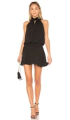 Amanda Uprichard Kimmie Smocked Sleeveless Mini Dress In Black