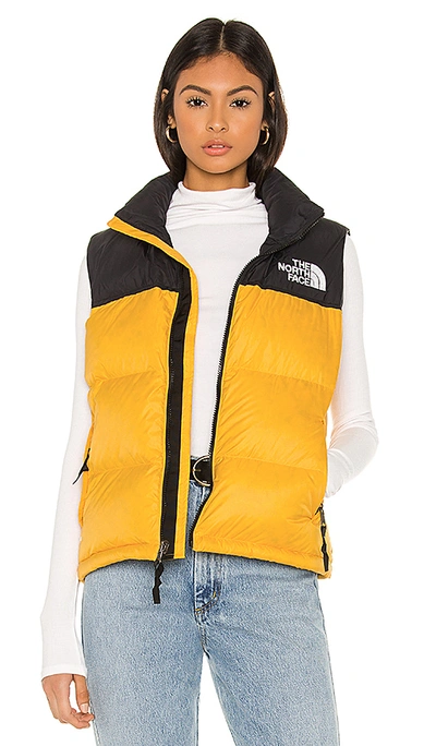 The North Face Nuptse 1996 Packable 700-fill Power Down Vest In Tnf Yellow