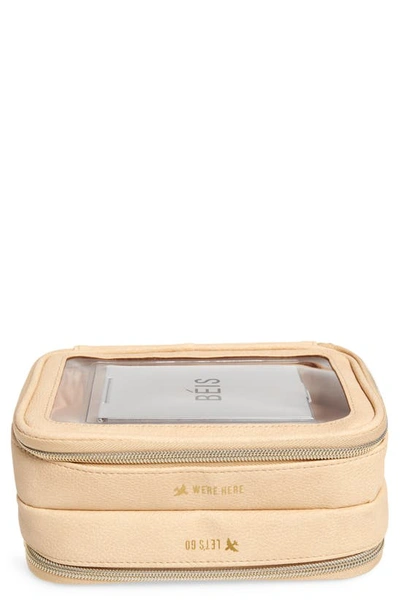 Beis The On The Go Essentials Case In Beige