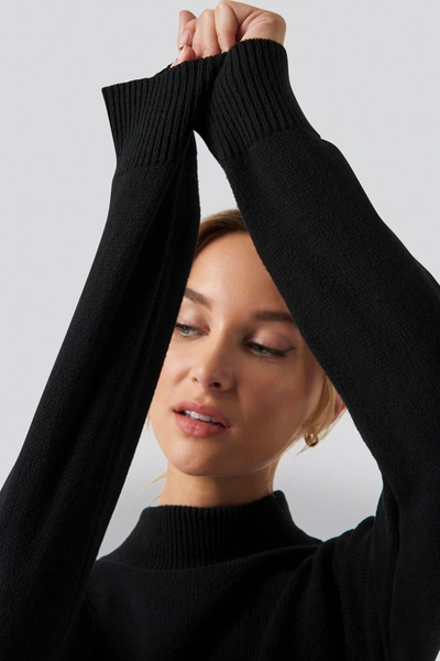 Pamela X Na-kd Recycled High Neck Sweater - Black