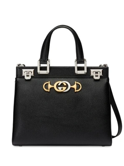 Gucci Zumi Grainy Leather Small Bag In Nero