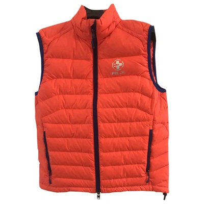 Pre-owned Ralph Lauren Puffer In Orange