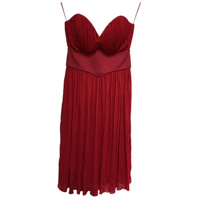 Pre-owned Azzaro Mid-length Dress In Red