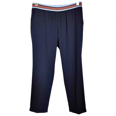 Pre-owned Viktor & Rolf Trousers In Blue