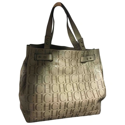 Pre-owned Carolina Herrera Leather Handbag