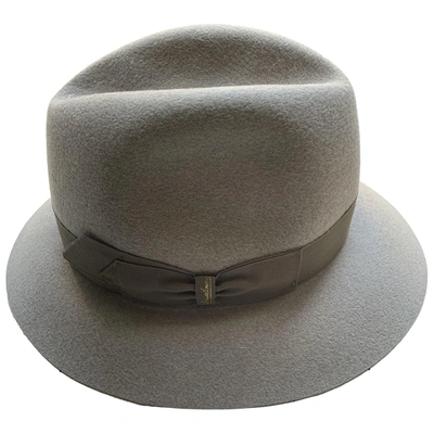 Pre-owned Borsalino Hat In Grey