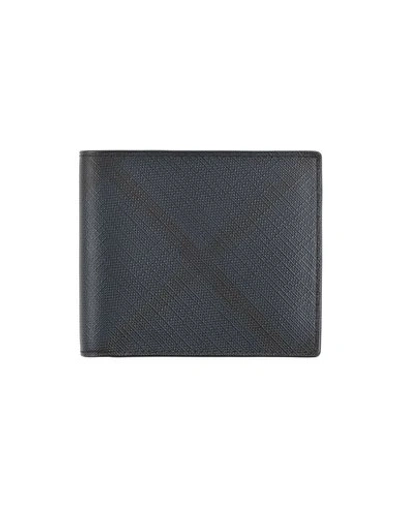 Burberry Wallet In Dark Blue