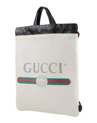 Gucci Backpack & Fanny Pack In Ivory