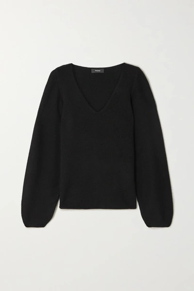 Theory Cashmere Sweater In Black