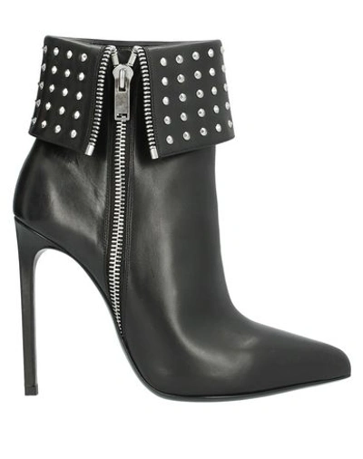 Saint Laurent Ankle Boot In Black