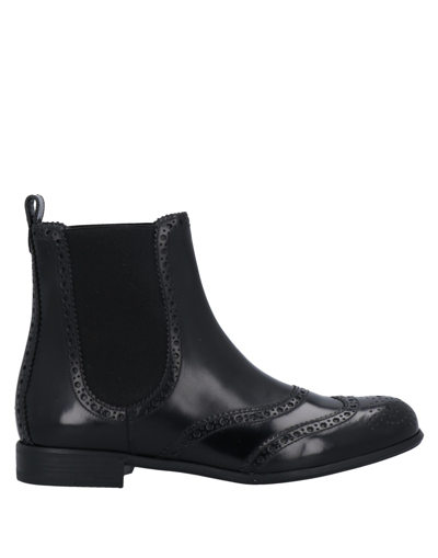 Dolce & Gabbana Ankle Boots In Black