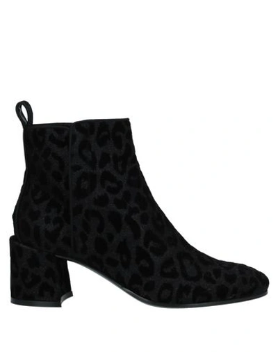 Dolce & Gabbana Ankle Boots In Steel Grey