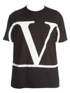 Valentino Men's Go Logo Tee In Blue