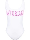 Alberta Ferretti White Saturday Swimsuit