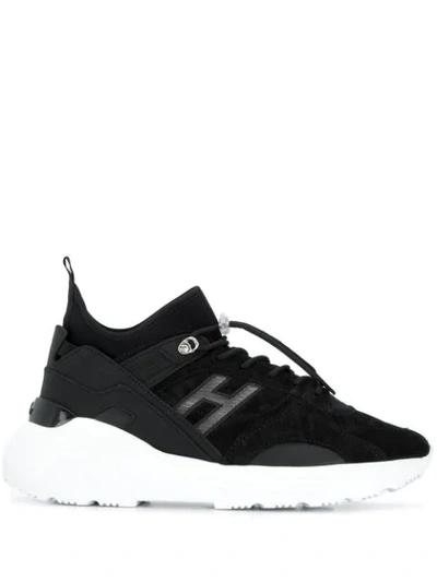 Hogan Active One Black Suede Sneaker