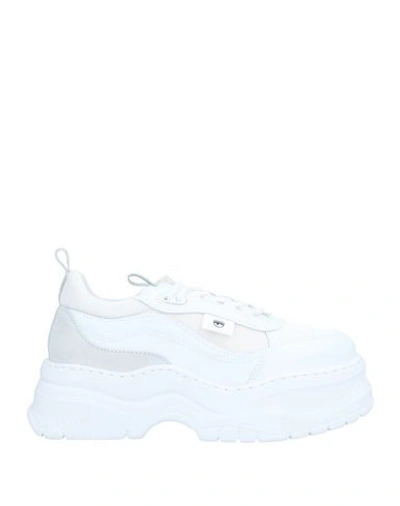 Chiara Ferragni Platform Sneakers In White