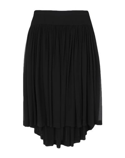 Stella Mccartney Midi Skirts In Black