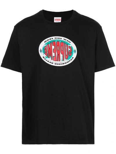 Supreme Graphic Print T-shirt In Black