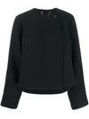 Chloé Single Button Jacket In Blue